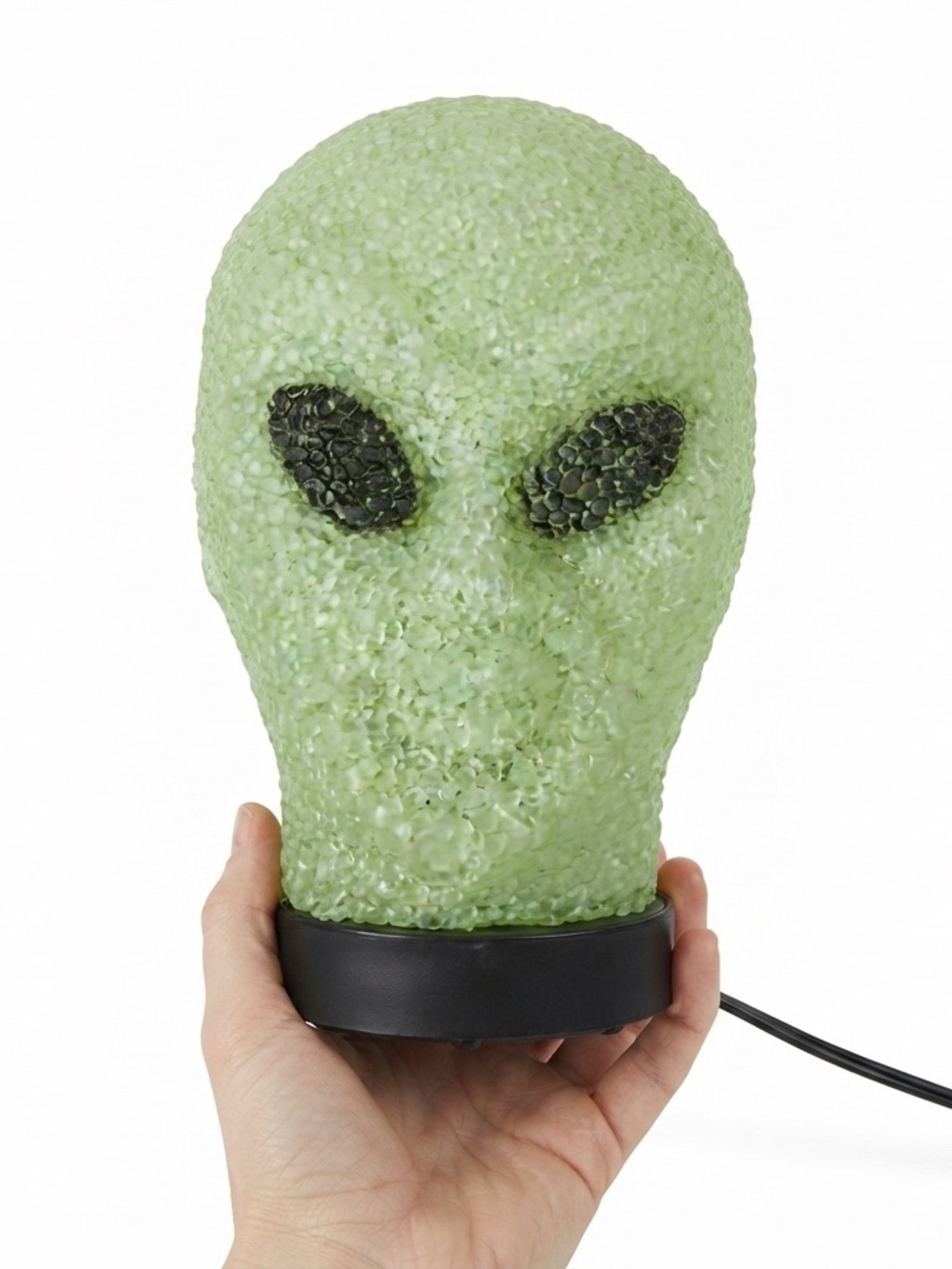 Alien Head Glow Lamp Night Light - Green UFO Decor - Picture 2 of 7